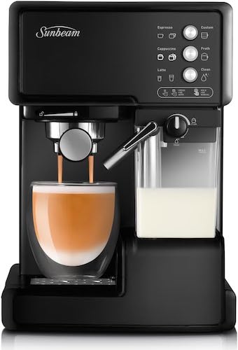 Sunbeam Cafe Barista EM5000 高颜值半自动咖啡机 – 5折优惠! Sunbeam Cafe Barista EM5000 高颜值半自动咖啡机 – 5折优惠!