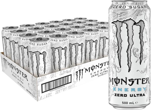 Monster Energy Drink Zero Ultra 24 x 500ml 功能饮料 – 7折优惠! Monster Energy Drink Zero Ultra 24 x 500ml 功能饮料 – 7折优惠!