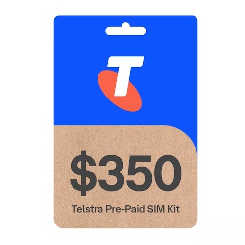 Telstra 12个月有效期 Prepaid 套餐:Unlimited 电话 + 310GB流量 – 8折优惠!