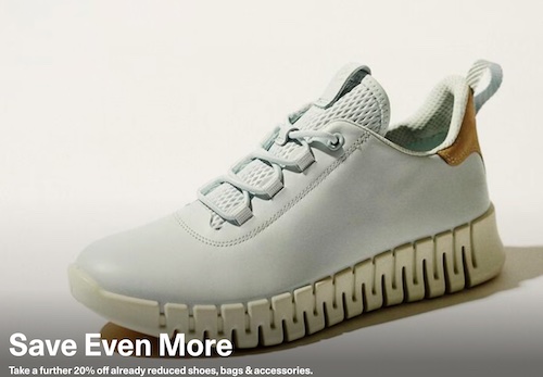 鞋履品牌 ECCO 爱步 澳洲官网活动:部分精选特价商品 – 低至5折 + 额外8折优惠! 鞋履品牌 ECCO 爱步 澳洲官网活动:部分精选特价商品 – 低至5折 + 额外8折优惠!