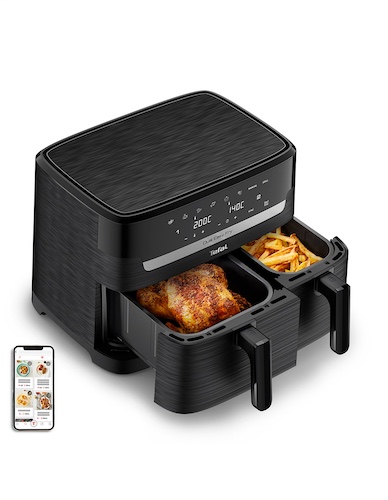 Tefal 特福 EY901N 双烤篮 8.3升 XXL 空气炸锅 – 3折优惠!