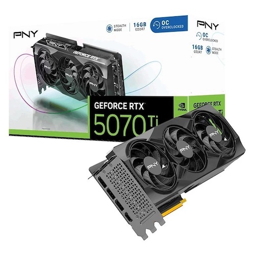 PNY GeForce RTX 5070 Ti OC GDDR7 16GB 高性能游戏显卡 – 85折优惠! PNY GeForce RTX 5070 Ti OC GDDR7 16GB 高性能游戏显卡 – 85折优惠!